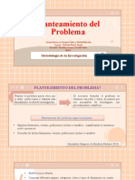 Planteamiento del problema en terapia física