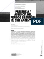 A.P. Reseña. Presencia Ausencia Del Cine Silente en La Historia....