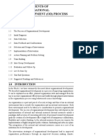 Unit 1 Components of Organisational Development (Od) Process