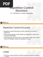 04 - Python - Repetition Control Structure