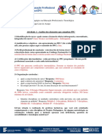 Análise do PPC de Curso Técnico em Edificações