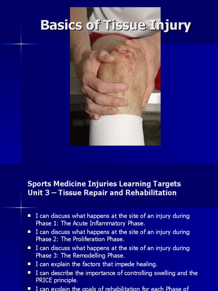 Understanding Tissue Injury Healing Phases | PDF | Wound Healing ...