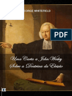 Uma Carta de George Whitefield a John Wesley Sobre a Doutrina Da Eleição