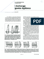 Differential Anchorage and the Edgewise Appliance