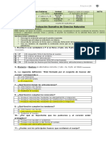 Ev. Sumativa N°1 Cs. Naturales 4°a-B