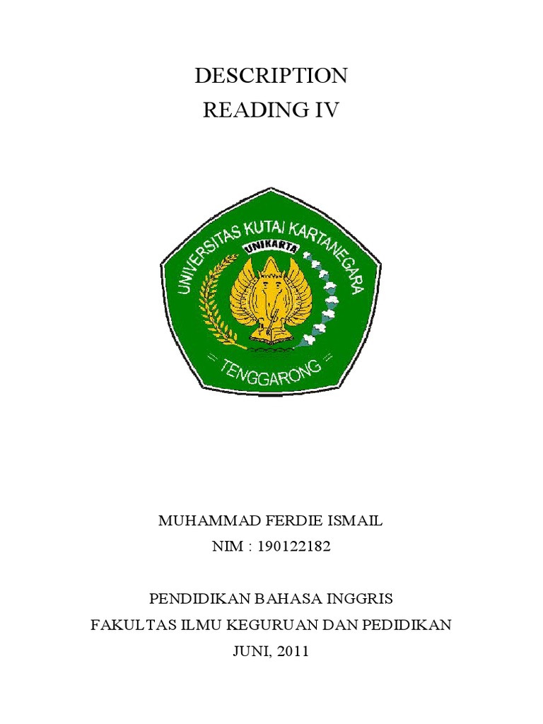 Muhammad Ferdie Ismail (DESCRIPTION) PDF Verb Noun