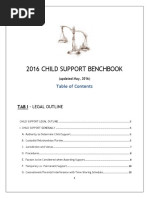 Child Support Benchbook Legal Outline