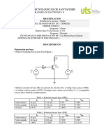 Informe 2, Polarización Del Transistor BJT en Emisor Común