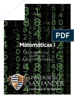 Matematicas 1 Ejercicio 1