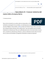 Sobre Profecía de Apocalipsis 21-Conocer Misterios Del Nuevo Cielo y La Nueva Tierra - Estudiar La Biblia