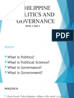 Philippine Politics and Governance