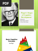 Piaget's Stages of Cognitive Development