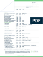 Ficha de Avaliação Anamnese Shis Saúde