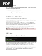 Warning: File and Directory Names in Linux Are Case Sensitive. This Means That A File