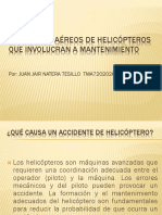 Accidentes Aéreos de Helicópteros Que Involucran A Mantenimiento