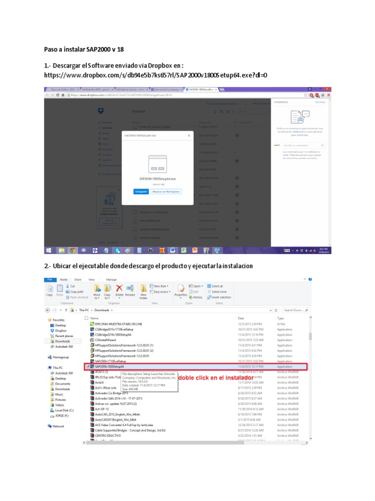 Guía para instalar SAP2000 v18 | PDF | Informática
