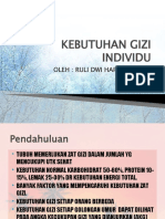 Kebutuhan Gizi Individu