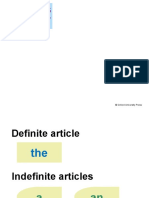 Definite and Indefi Nite Articles: © Oxford University Press