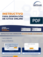 Intructivo para Generar Citas Online