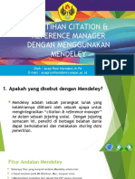 Bahan Tayang Pelatihan Citation and Reference Manager