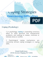 Coping Strategies: Overcoming Difficulties