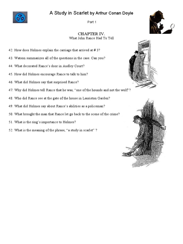 Insights from A Study in Scarlet | PDF | General Fiction