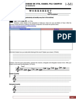 Mapeh 10 Worksheet