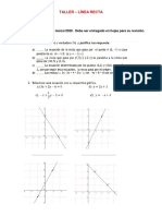 Taller - Linea Recta Math Tdsoft - I Sem 2020 PDF