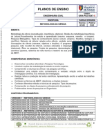 Metodologia Da Ciência Ementa Disciplina Faculdade Uninassau