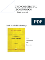 Etcheverry, Raúl Aníbal. Derecho Comercial y Económico