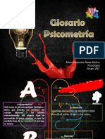 Glosario PSICOMETRIA