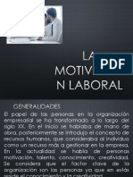 La Motivacion Laboral