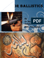Interior Ballistics: by Dr. Muhammad Saifullah PMC, Faisalabad