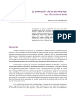 La Evaluación de Los Estudiantes. Revista Iberoamericana