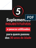 Os 5 suplementos essenciais após os 30 anos