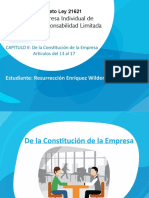 EIRL Constitución Presentación