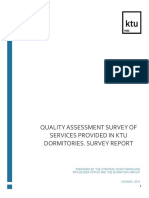 Dormitory Survey Report 2019