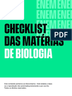 Checklist Biologia