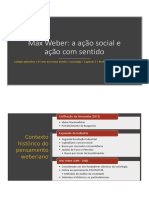 2ano - HIS - Capítulo 3 - Max Weber, A Ação Social e Ação Com Sentido