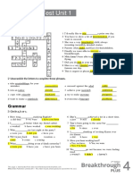 Quick Test Unit 1: Vocabulary