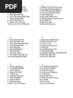 Mad Gab Game Rules and Examples | PDF