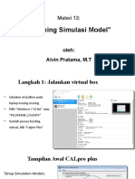 Materi 13 - Running Simulasi Model