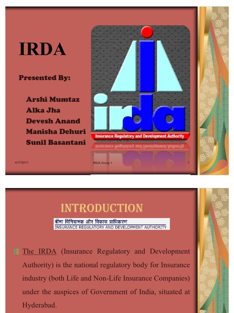 Overview of IRDA Functions and Roles | PDF | Insurance | Expense