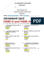 Grammar Quiz: There Is and There Are