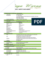 Product Safety Data Sheet: Greentea Body Lotion
