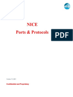 NICE Port & Protocols