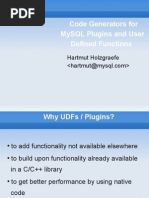 A Code Stub Generator for MySQL and Drizzle Plugins Presentation