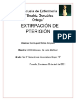 Extirpación de Pterigión