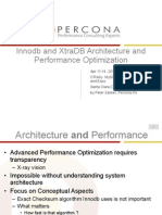 Innodb and XtraDB Architecture and Performance Optimization