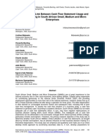 The Theoretical Link Between Cash Flow Statement Usage and Decision Making in South African Small, Medium and Micro Enterprises